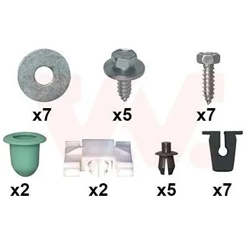 Blatník karosérie Montážní sada, blatník VAN WEZEL 5880796