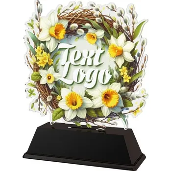 Poháry Bauer Akrylátová trofej FA200M45 | Květinová edice