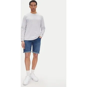 Pánské kraťasy Tommy Jeans Džínové šortky Ronnie DM0DM20943 Tmavomodrá Regular Fit 33