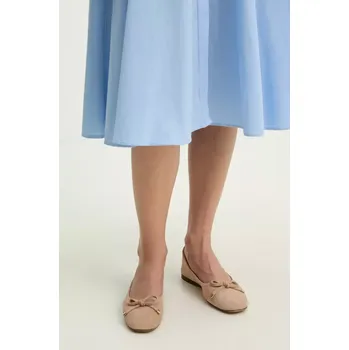 Dámské baleríny Semišové baleríny Answear.LAB hnědá barva 33902.1 84X, EUR 37