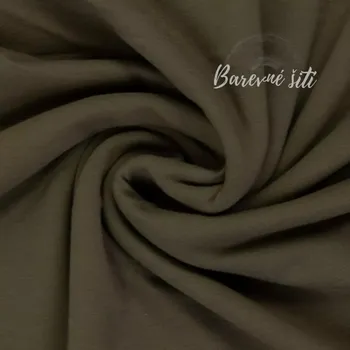 Bavlněný úplet Šedozelená 768 *NEW* (E) (Kvalitní úplet z Německa)