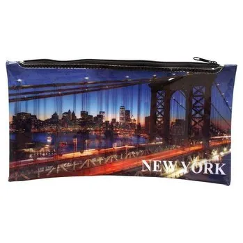 Piórnik PP z nadrukiem na suwak New York