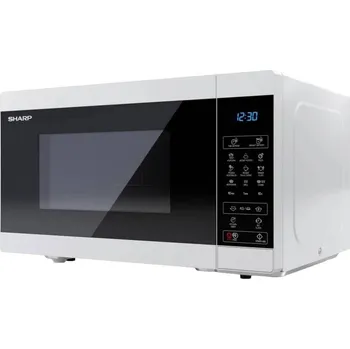 Mikrovlnná trouba Sharp YC-MG81E-S mikrovlnná trouba stříbrná 900 W funkce grilování, s displejem