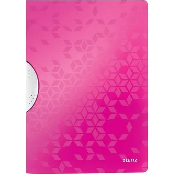 Desky s klipem Leitz WOW, A4, růžové 238.312