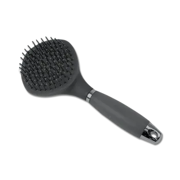 Čištění pro koně Waldhausen Kartáč na hřívu s gelovou rukojetí Barva: Černá