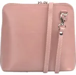 Giglio leather Malá dámská kožená kabelka 133 světle růžová