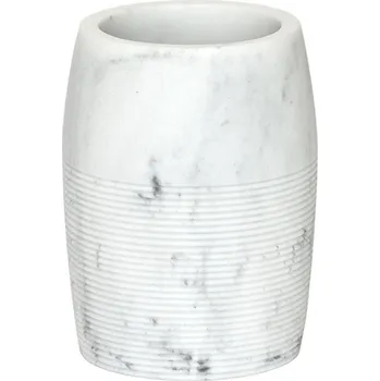 Dávkovač mýdla BA-DE Pohárek Desert, dedor bílý mramor