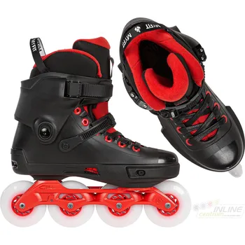 Kolečkové brusle Kolečkové brusle Powerslide Next Black Red 80 Trinity, 36-37, 4x, 80 Powerslide