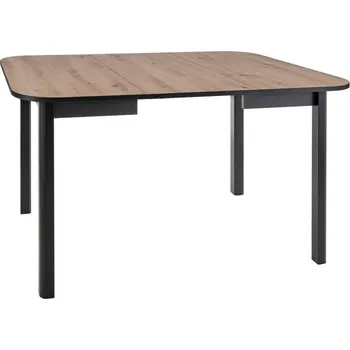 Jídelní stůl Nábytek PEGAS s.r.o. Jídelní stůl DANTE II 90/(130), Dub Artisan/Černá