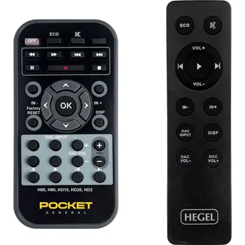 Dálkový ovladač HEGEL H90 - dálkový ovladač duplikát