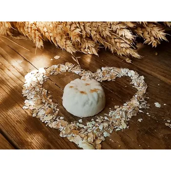 Koupelová pěna Ovesná s mlékem a medem šumivá bombička do koupele 70g