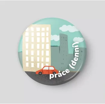 Magnetická kreslící tabulka Práce (denní) - plánovací magnetka