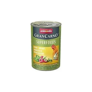 Volný čas Animonda pes GRANCARNO konz. Superfoods kuřecí 400g