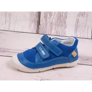 Chlapecké polobotky D.D.step Celoroční kožené boty obuv D. D. step S082-51977 modré velikost: 31