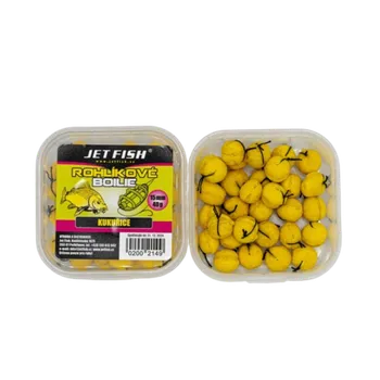 Boilies JetFish Jet Fish Rohlíkové boilie KUKUŘICE 40g
