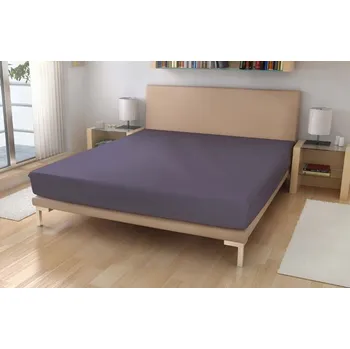 Jersey prostěradlo 90/200 ocelově šedá