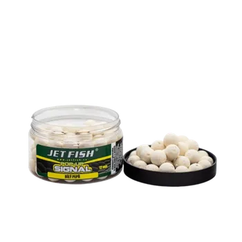 Boilies JetFish Jet Fish POP UP Signal BÍLÝ PEPŘ 12mm 40g
