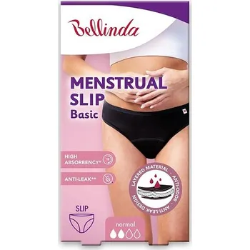 Kalhotky Bellinda BASIC MENSTRUAL SLIP NORMAL BU812829 černá XS