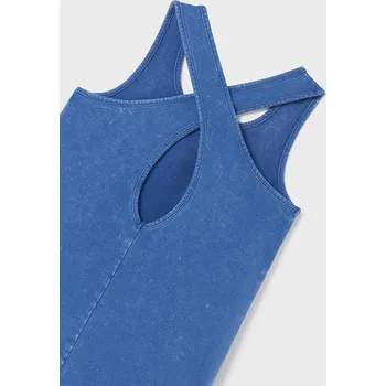 Dívčí šaty Dívčí sportovní šaty Mayoral 6982 modrá barva: modrá, Rozměr: 128 (8 let)