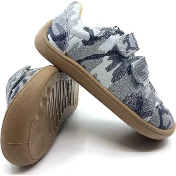 Chlapecké polobotky Tenisky 3F barefoot 3BE39/Lt-M4 camuflage 25, Vnitřní délka boty: 16,0 cm, Vnitřní šířka boty: 6,9 cm