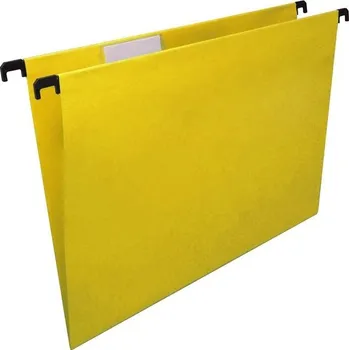 Karton PP Závěsné papírové desky žluté, 25 ks 426.1725