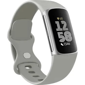 Silikonový řemínek pro hodinky Google Fitbit Charge 5/6 Barva: Šedá, Typ: 3