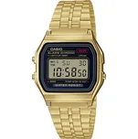 Casio Quartz náramkové hodinky A159WGEA-1EF (d x š x v) 36.8 x 32.2 x 8.2 mm zlatá Materiál pouzdra=Rezinát materiál řem