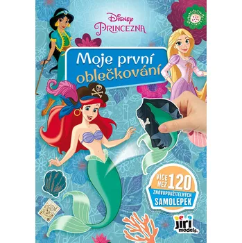 Pexeso JIRI MODELS Moje první oblečkování Disney Princezny 120+ samolepek | AS37