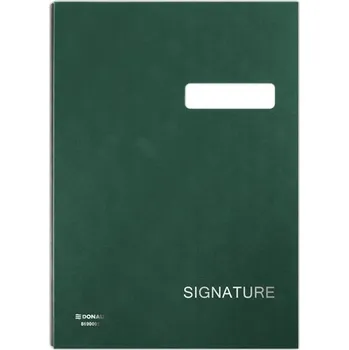 Karton PP Podpisová kniha Donau - A4, zelená, 20 listů 147.102