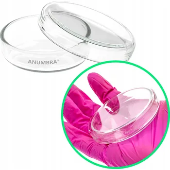 Petriho Miska skleněná destička ANUMBRA 60x12 mm autoklávovatelná, 2dílná