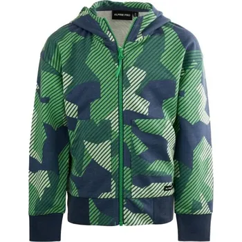 Chlapecká mikina Dětská mikina ALPINE PRO BORCO 116/122 Zelená, Modrá