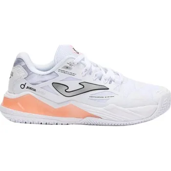 Dámská tenisová obuv Dámská tenisová obuv Joma SPIN LADY 37 Bílá, Šedá, Lososová