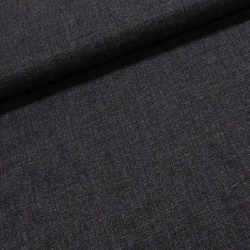 Směsové plátno EDGAR 46 tmavě šedý melír, š.140cm (látka v metráži)