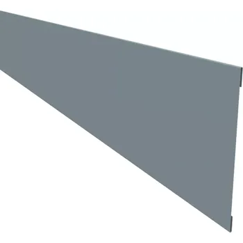 Balkonový ukončovací profil "C" 130 mm (ohýbaný profil z hliníkového plechu tvaru "C" | tloušťka 1,0 mm | délka 2000 mm | čelní výška 130 mm | šedá RAL 7001, hnědá RAL 8017, antracit RAL 7016)