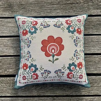 Dekorativní polštářek BYTEMA Gobelínový povlak na polštář FOLKLOR 45 x 45 cm