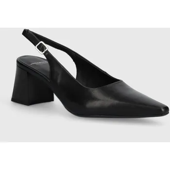 Dámské lodičky Kožené lodičky Vagabond Shoemakers ALTEA černá barva, na podpatku, s odkrytou patou, 5740-401-20 5740.401.20 99X, EUR 39