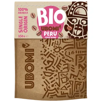 Káva UBOMI BIO Peru zrnková káva 250 g