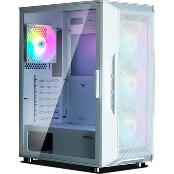 PC skříň Zalman skříň I3 Neo / middle tower / ATX / 4x120 RGB / 2xUSB 3.0 / 1xUSB 2.0 / prosklená bočnice / bílá