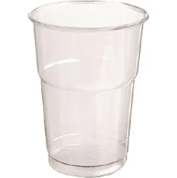 Jednorázové nádobí Jednorázové kelímky - recykl., průhledné, 200 ml 176.608