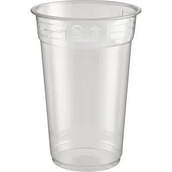 Jednorázové kelímky - recykl., průhledné, 300 ml 176.610