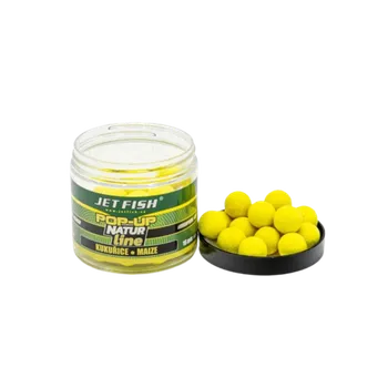 Boilies JetFish Jet Fish Natur line POP UP KUKUŘICE 12 mm 40g