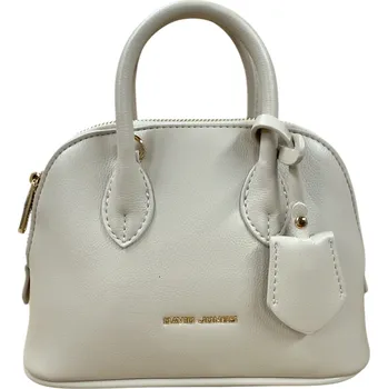 David Jones dámská mini kabelka do ruky světle šedá CM7322 scallop shell