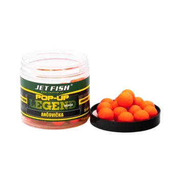 Boilies JetFish Jet Fish Legend Range Pop-Up ANČOVIČKA 16mm 60g