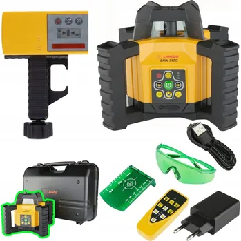 Měřící laser Rotační laser Lamigo SPIN 310G s dosahem 500 m a krytím IP54