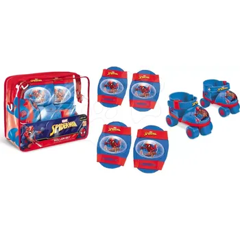 Skateboard Kolečkové brusle a chrániče Spiderman čtyřkolečkové