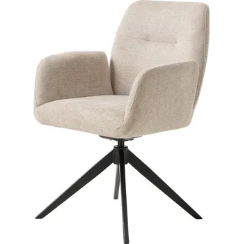 Jídelní židle Designová otočná židle Talaith písková