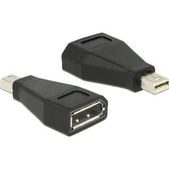 Elektrická zásuvka Delock 65238 DisplayPort adaptér [1x zástrčka DisplayPort - 1x zásuvka DisplayPort] černá