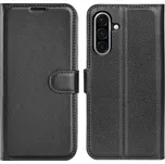 Litchi knížkové pouzdro na Samsung Galaxy A36 5G - černé
