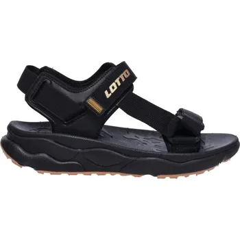 Pánské sandále Pánské sandále Lotto GORDO 40 Černá, Zlatá, Hnědá