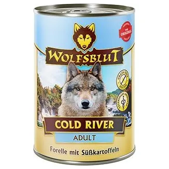 Krmivo pro psa Wolfsblut Dog Adult Cold River konz. 395g